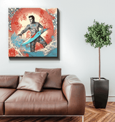 Surf Enthusiast Wrapped Canvas - Beyond T-shirts